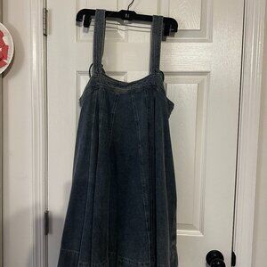 Darling Maxwell Mini Dress With Side Pockets And Back Tie Strap Detail